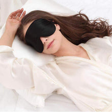 Load image into Gallery viewer, Total Blackout Eye Mask- 100% Mulberry Silk

